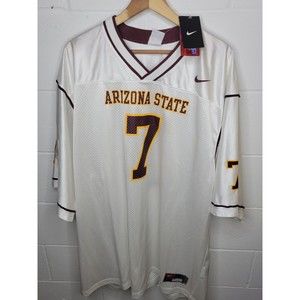 Nike Arizona State Sun Devils Number 7 Uniform White Size 3XL NWT